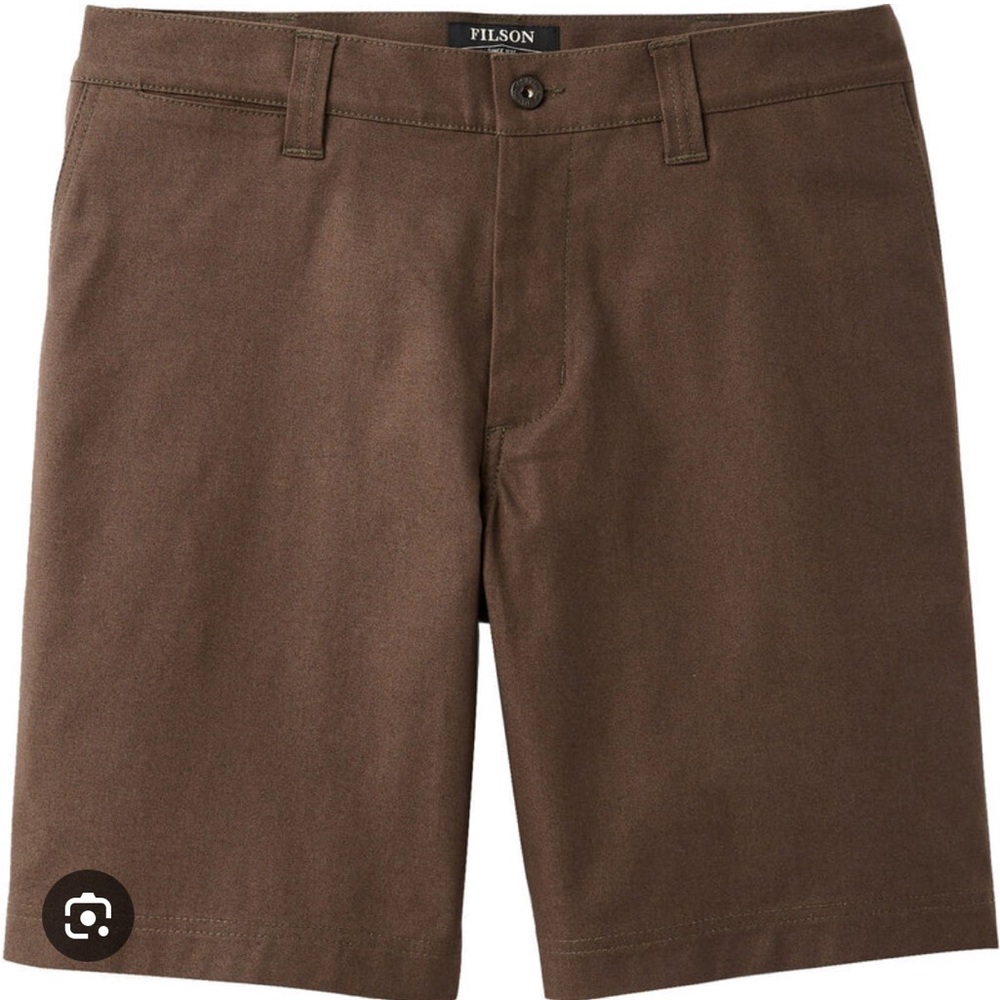 NWT Filson Performance Shelter Shorts. Size 40. Color is Dark Brown